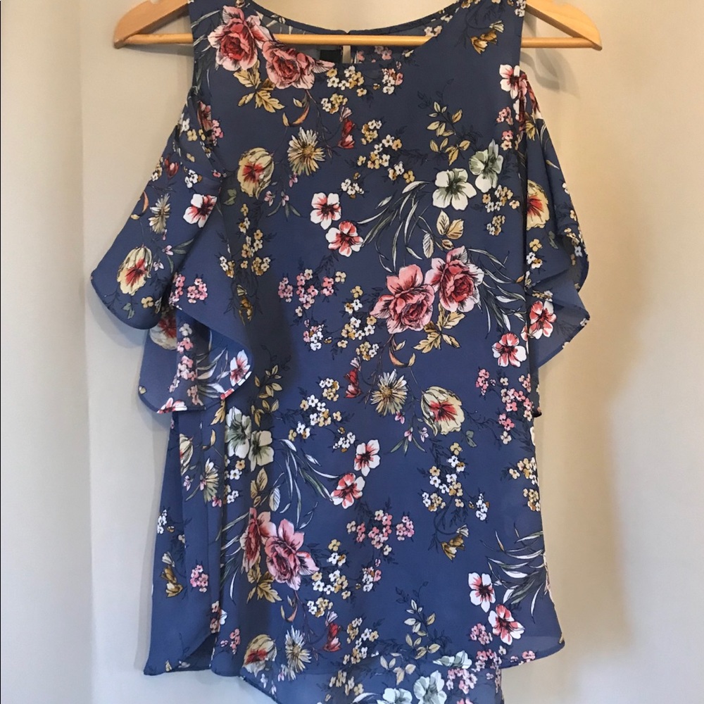 Cold shoulder blouse